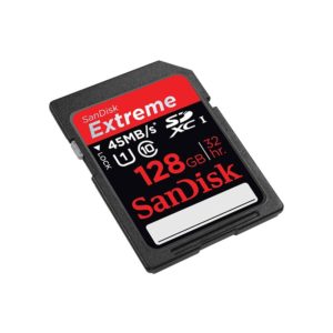 CARTE MEMOIRE SD SANDISK 128 Go EXTREME