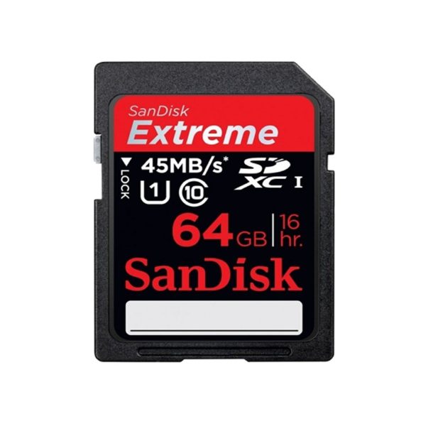 CARTE MEMOIRE SD SANDISK 64 Go EXTREME