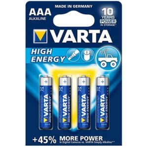 BLISTER 4 PILES LR03 VARTA HIGHT ENERGY 1,5 VOLT