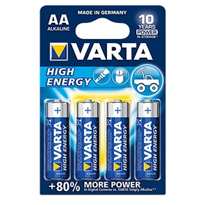 BLISTER 4 PILES LR03 VARTA HIGHT ENERGY 1,5 VOLT