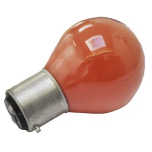 AMPOULE SPHÉRIQUE INCANDESCENTE B22 15W ROUGE